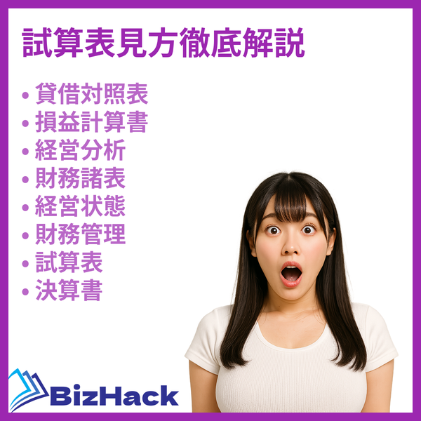 試算表見方徹底解説