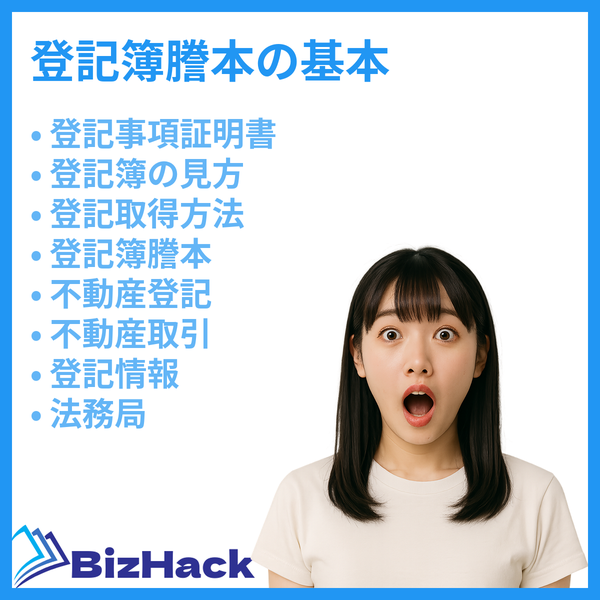 登記簿謄本の基本
