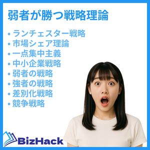 弱者が勝つ戦略理論を解説