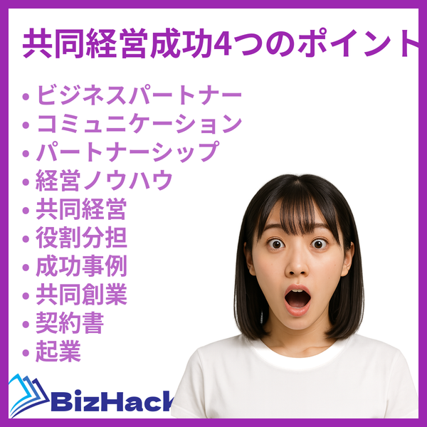 共同経営成功4つのポイント